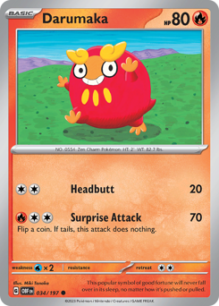 Darumaka #34 Obsidian Flames