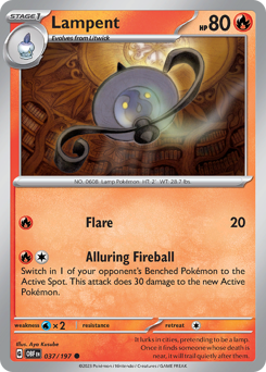 Lampent #37 Obsidian Flames