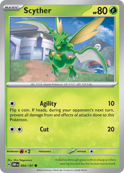 Scyther #4 Obsidian Flames