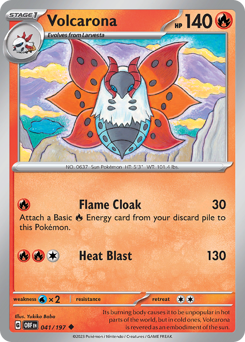 Volcarona #41 Obsidian Flames