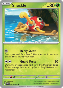 Shuckle #5 Obsidian Flames
