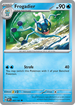 Frogadier #57 Obsidian Flames