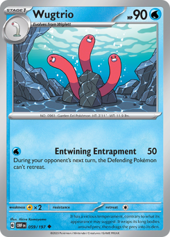 Wugtrio #59 Obsidian Flames