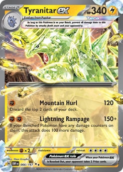 Tyranitar ex #66 Obsidian Flames