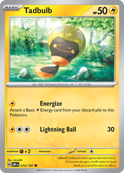 Tadbulb #74 Obsidian Flames