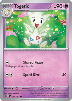 Togetic #84 Obsidian Flames