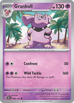 Granbull #88 Obsidian Flames