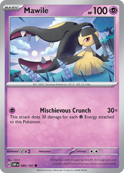 Mawile #89 Obsidian Flames