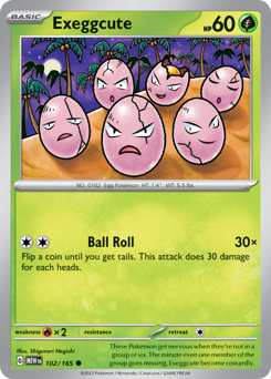 Exeggcute #102 151