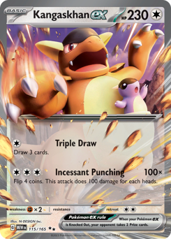 Kangaskhan ex #115 151