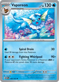 Vaporeon #134 151