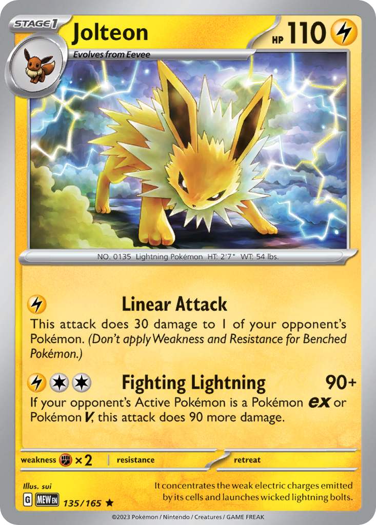 Jolteon #135 151