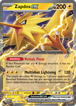 Zapdos ex #145 151