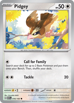 Pidgey #16 151