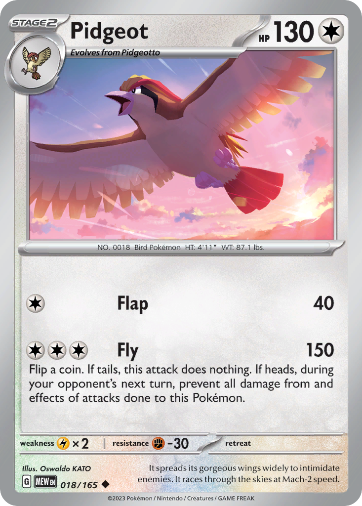 Pidgeot #18 151