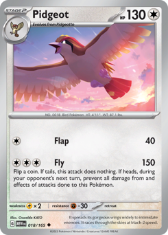 Pidgeot #18 151