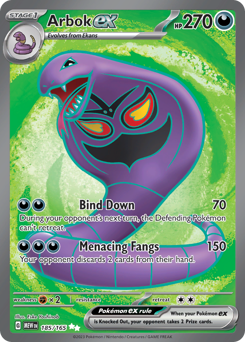 Arbok ex #185 151