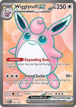 Wigglytuff ex #187 151