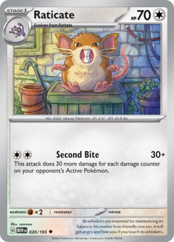 Raticate #20 151