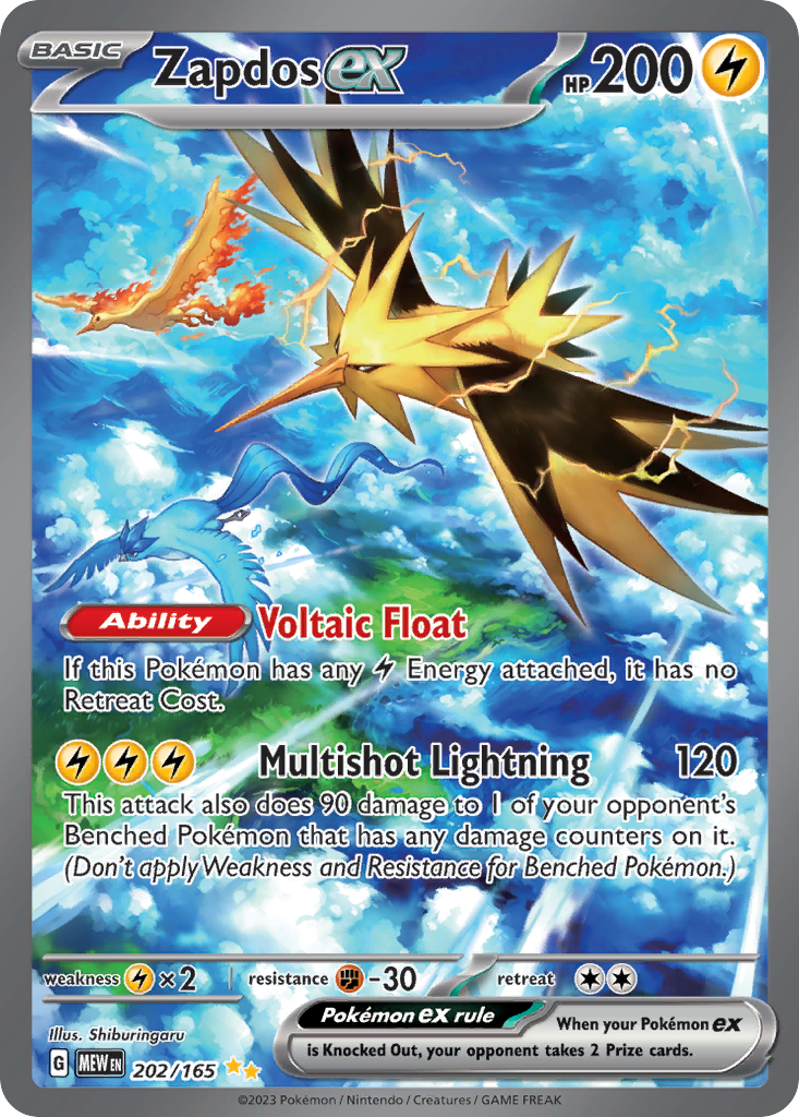 Zapdos ex #202 151