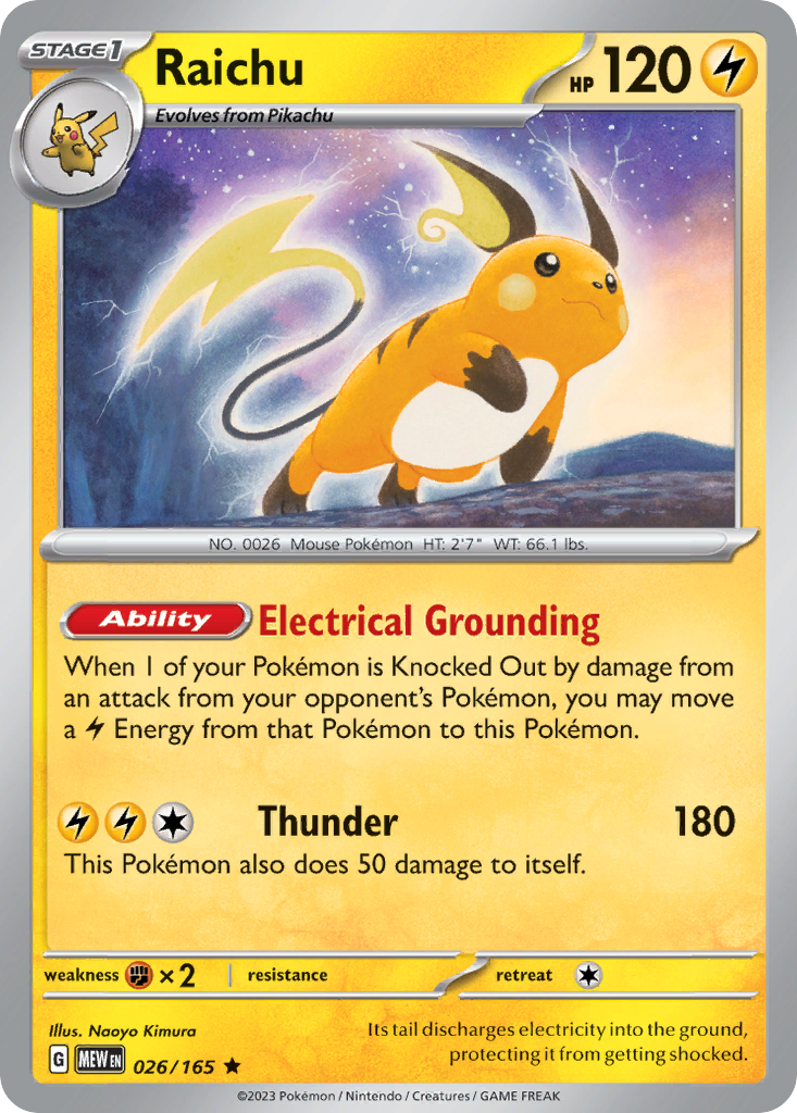 Raichu #26 151