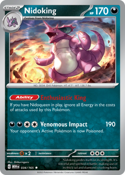 Nidoking #34 151