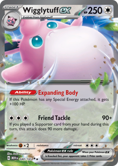 Wigglytuff ex #40 151