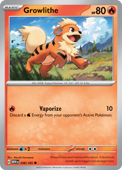 Growlithe #58 151