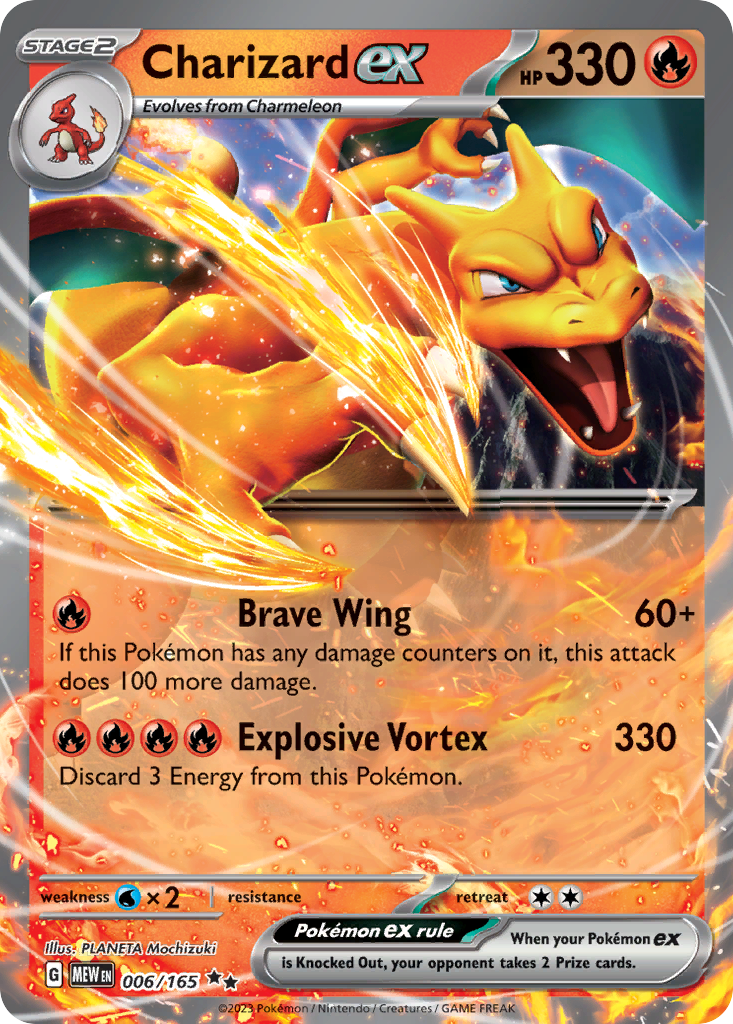 Charizard ex #6 151