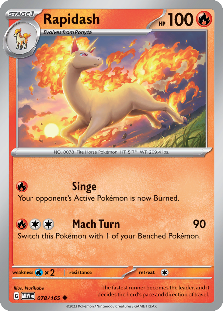 Rapidash #78 151