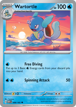 Wartortle #8 151