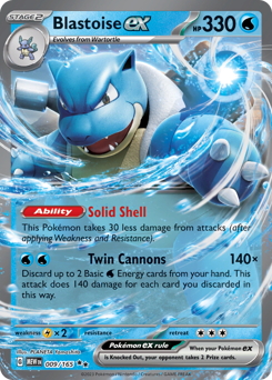 Blastoise ex #9 151
