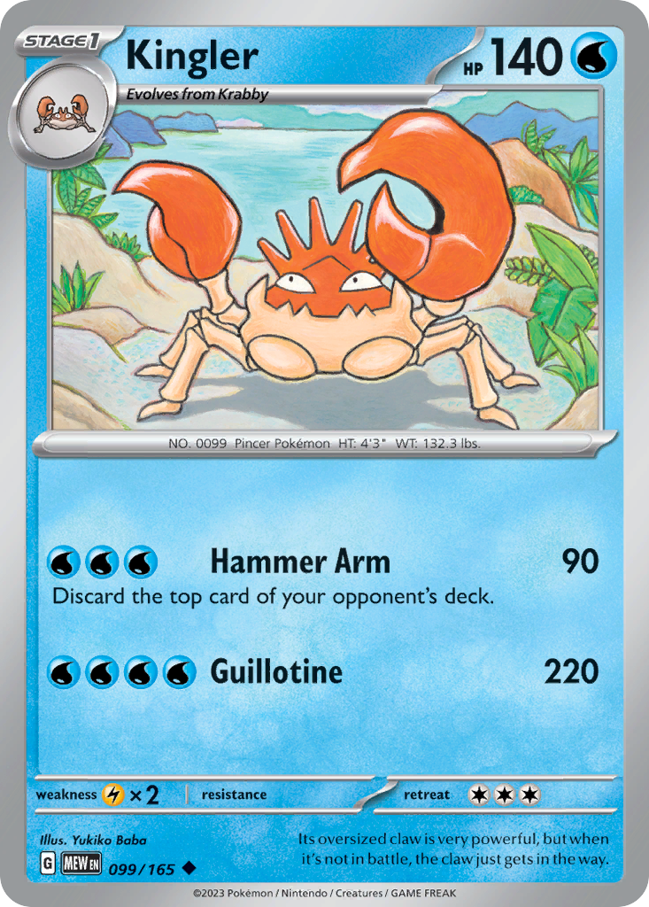 Kingler #99 151