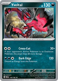 Yveltal #118 Paradox Rift