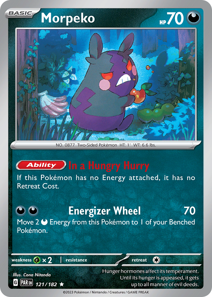 Morpeko #121 Paradox Rift