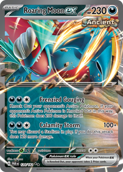 Roaring Moon ex #124 Paradox Rift