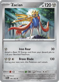 Zacian #136 Paradox Rift