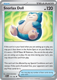 Snorlax Doll #175 Paradox Rift