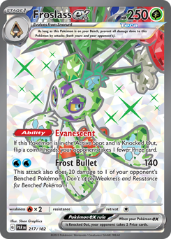 Froslass ex #217 Paradox Rift