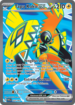 Tapu Koko ex #222 Paradox Rift