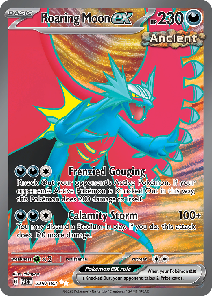 Roaring Moon ex #229 Paradox Rift