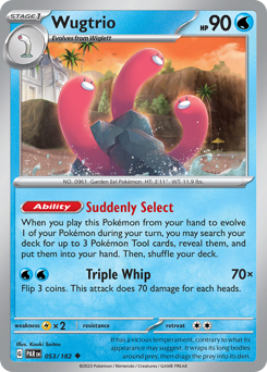 Wugtrio #53 Paradox Rift