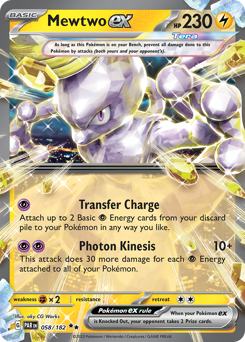Mewtwo ex #58 Paradox Rift