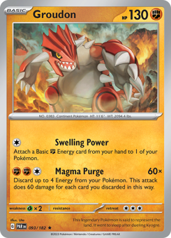 Groudon #93 Paradox Rift
