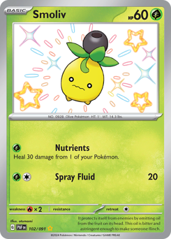 Smoliv #102 Paldean Fates