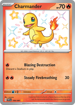 Charmander #109 Paldean Fates