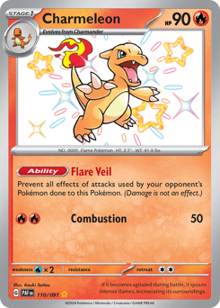 Charmeleon #110 Paldean Fates