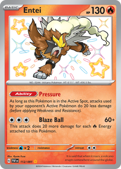 Entei #112 Paldean Fates