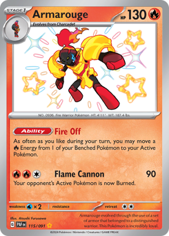 Armarouge #115 Paldean Fates