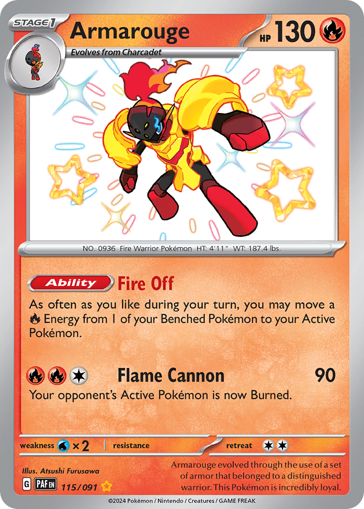 Armarouge #115 Paldean Fates